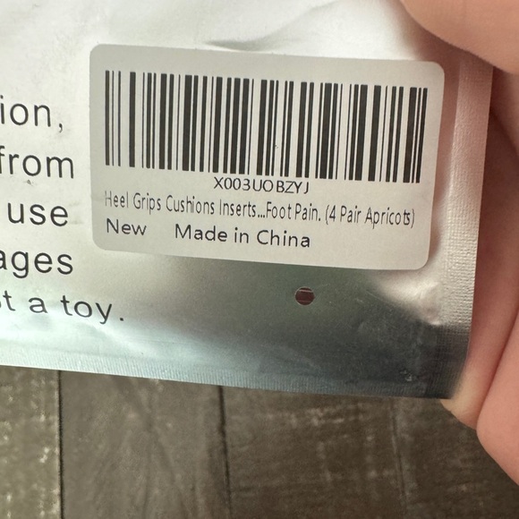 FootJKYX Heel Cushion Pads Shoe Inserts 3 Packs of 4 sets each - Picture 3 of 3